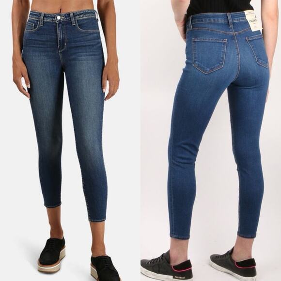 L’AGENCE Margot High Rise Skinny Jeans in Laguna Size 25 - Picture 1 of 10